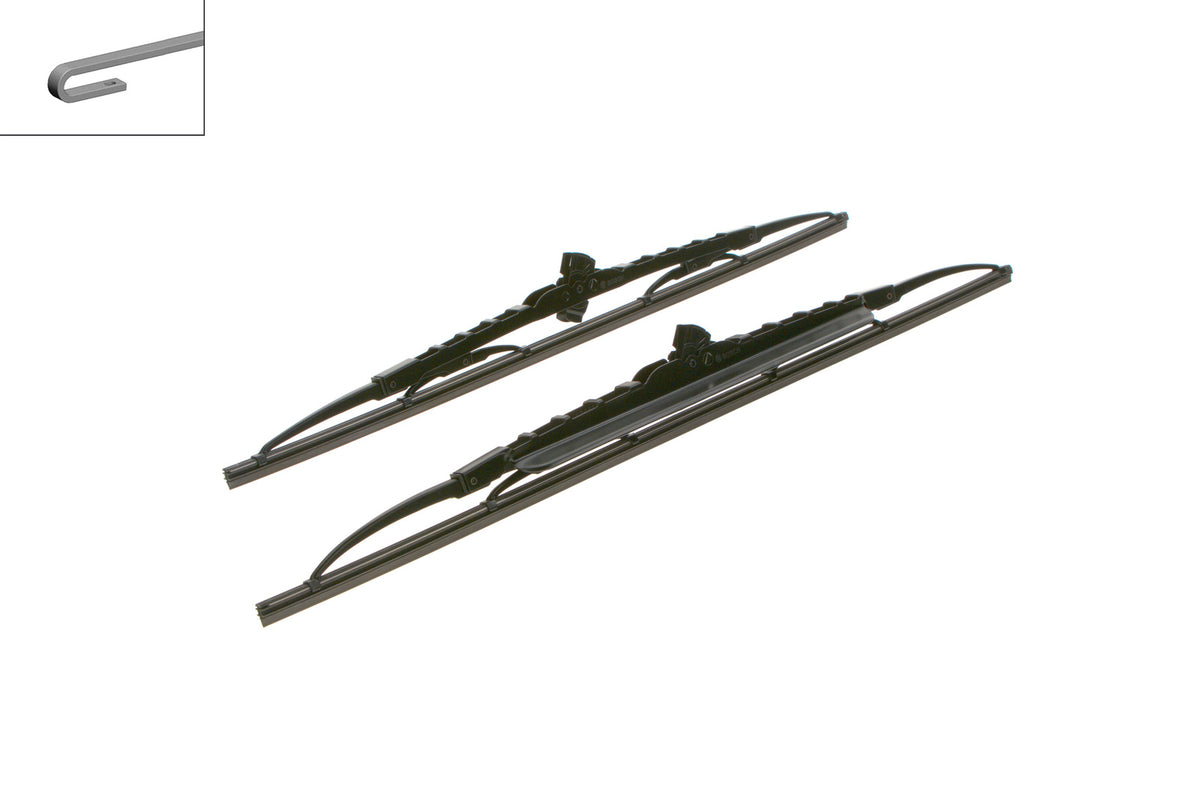 Bosch Twin Spoiler 728S - Set Tergicristalli Anteriori 550mm E 475mm Con Spoiler E Tecnologia A Doppia Gomma