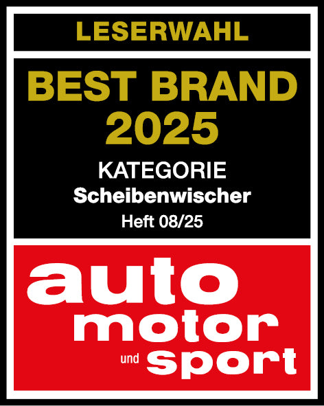 Testsieger Bosch Scheibenwischer Badge