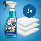 Scheibenpflegeset (inkl. 3 Tücher)