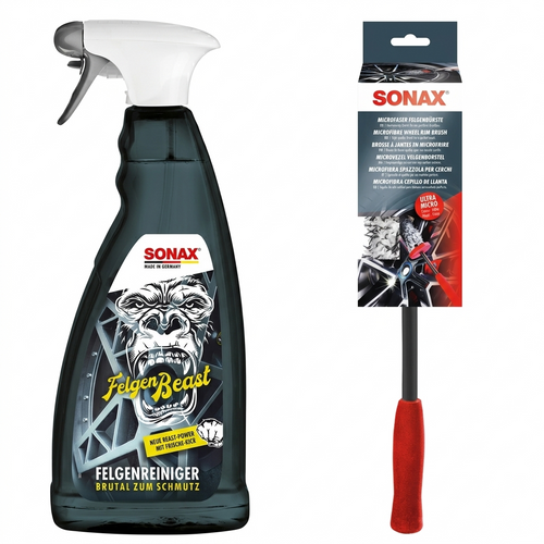 SONAX Felgenreiniger-Set (Felgenbeast 1L + Felgenbürste)